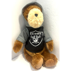 Las Vegas Raiders NFL Good Stuff Hoodie Teddy Bear 14"